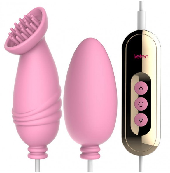 HK LETEN Dual Vibrating Egg (USB Power Supply - Brush Model)